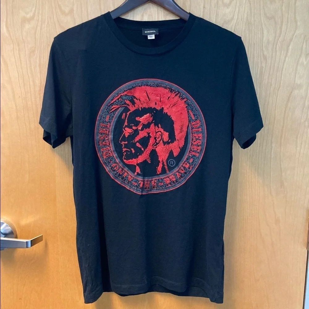 DIESEL Sz  L Only The Brave T-Shirt Made in India 100% Cotton